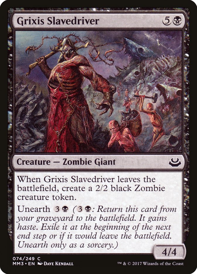 Feitor Grixis / Grixis Slavedriver - Magic: The Gathering - MoxLand