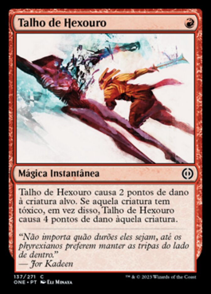 Talho de Hexouro / Hexgold Slash - Magic: The Gathering - MoxLand