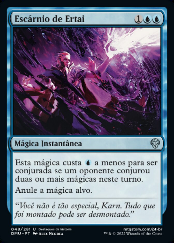 Escárnio de Ertai / Ertai's Scorn - Magic: The Gathering - MoxLand