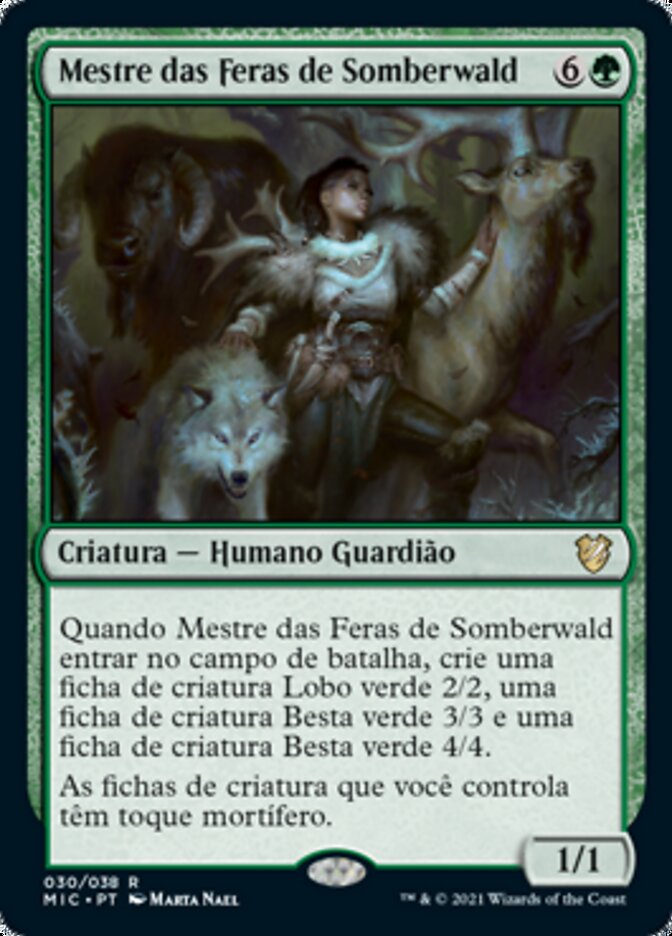 Mestre das Feras de Somberwald / Somberwald Beastmaster - Magic: The Gathering - MoxLand