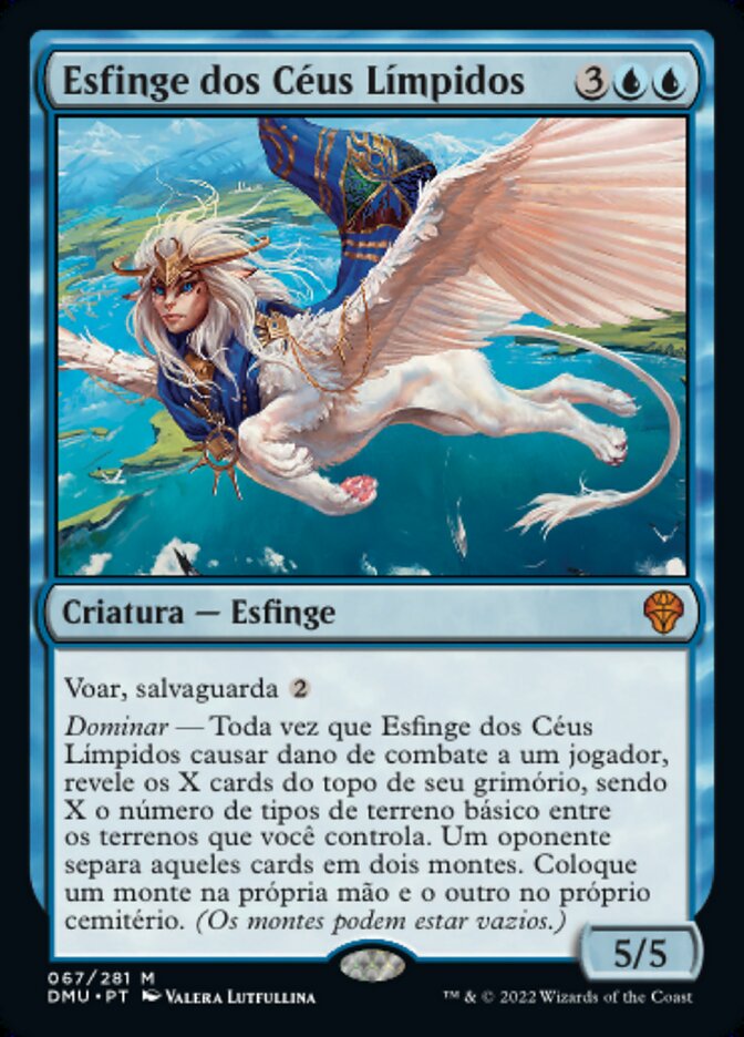 Esfinge dos Céus Límpidos / Sphinx of Clear Skies - Magic: The Gathering - MoxLand