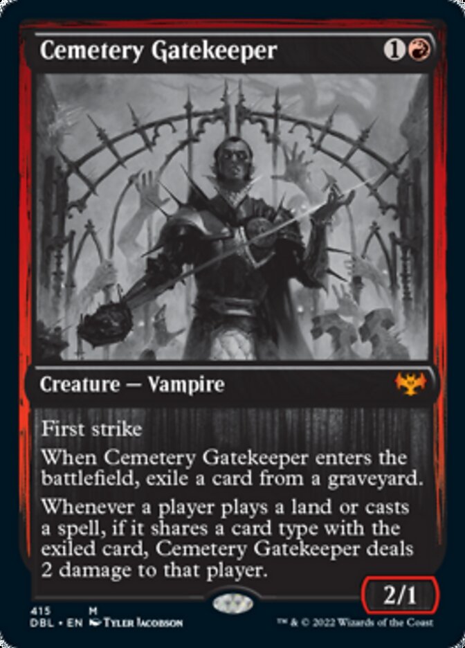 Porteiro do Sepulcrário / Cemetery Gatekeeper - Magic: The Gathering - MoxLand