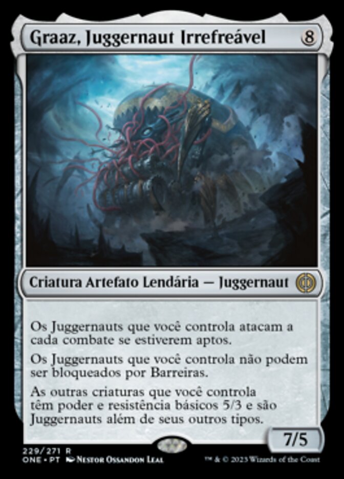 Graaz, Juggernaut Irrefreável / Graaz, Unstoppable Juggernaut - Magic: The Gathering - MoxLand