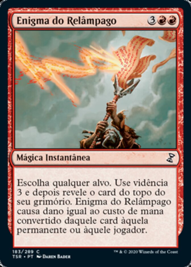 Enigma do Relâmpago / Riddle of Lightning - Magic: The Gathering - MoxLand