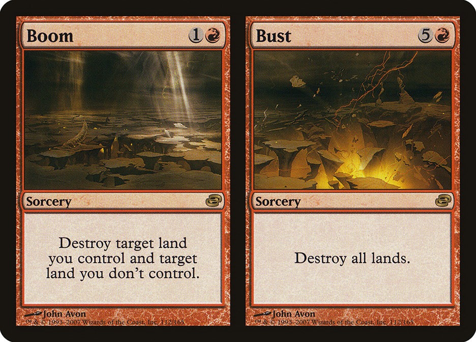 Arrebentar / Retumbar / Boom / Bust - Magic: The Gathering - MoxLand