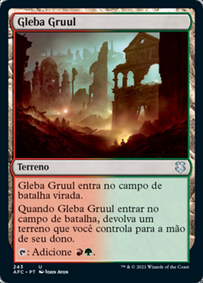 Gleba Gruul / Gruul Turf - Magic: The Gathering - MoxLand