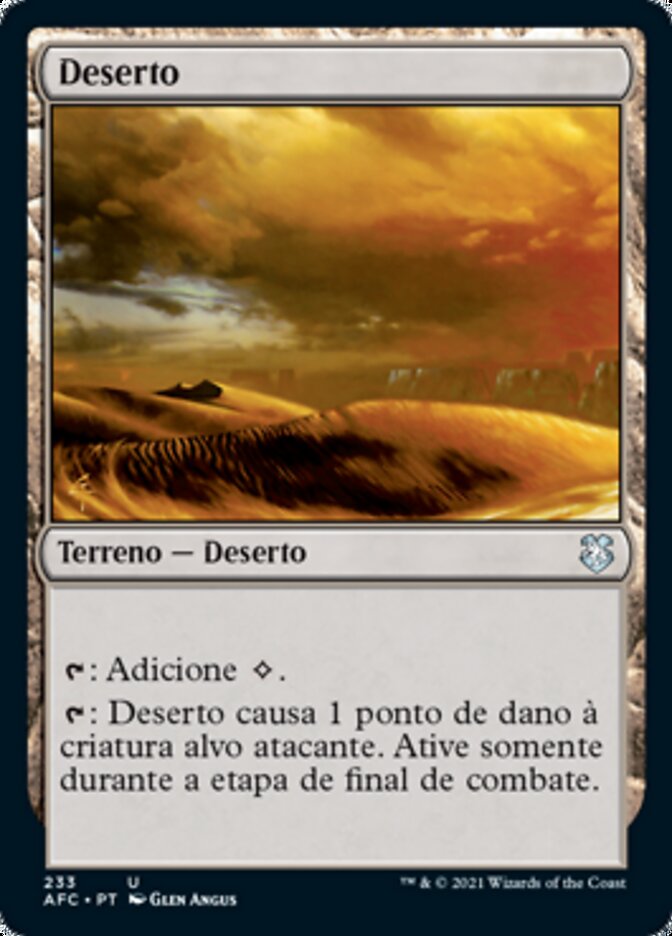 Deserto / Desert - Magic: The Gathering - MoxLand