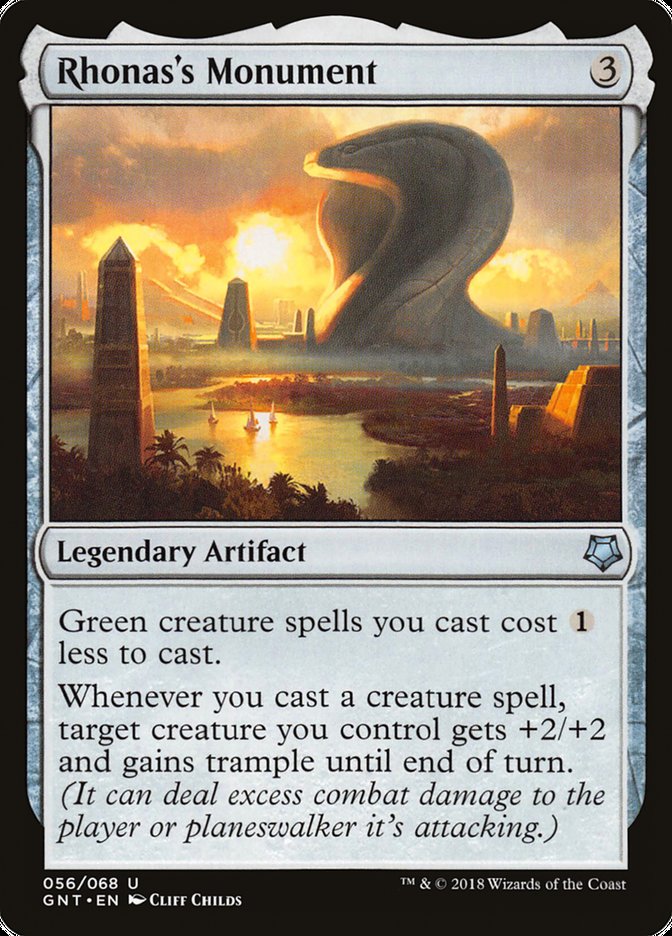 Monumento de Rhonas / Rhonas's Monument - Magic: The Gathering - MoxLand