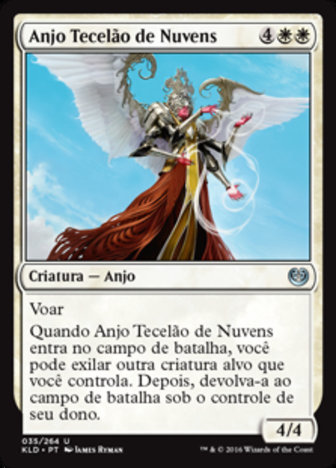 Anjo Tecelão de Nuvens / Wispweaver Angel - Magic: The Gathering - MoxLand