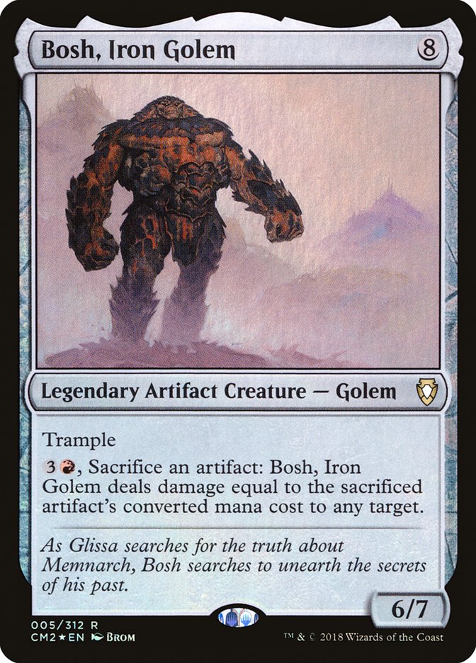 Bosh, Golem de Ferro / Bosh, Iron Golem - Magic: The Gathering - MoxLand