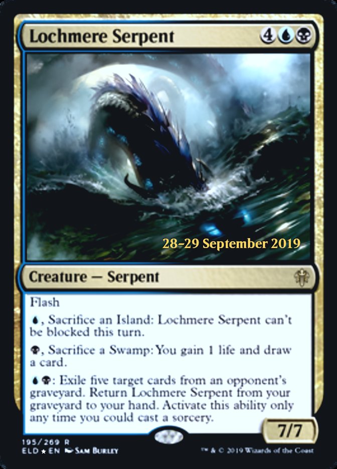 Serpente do Lago Mere / Lochmere Serpent - Magic: The Gathering - MoxLand