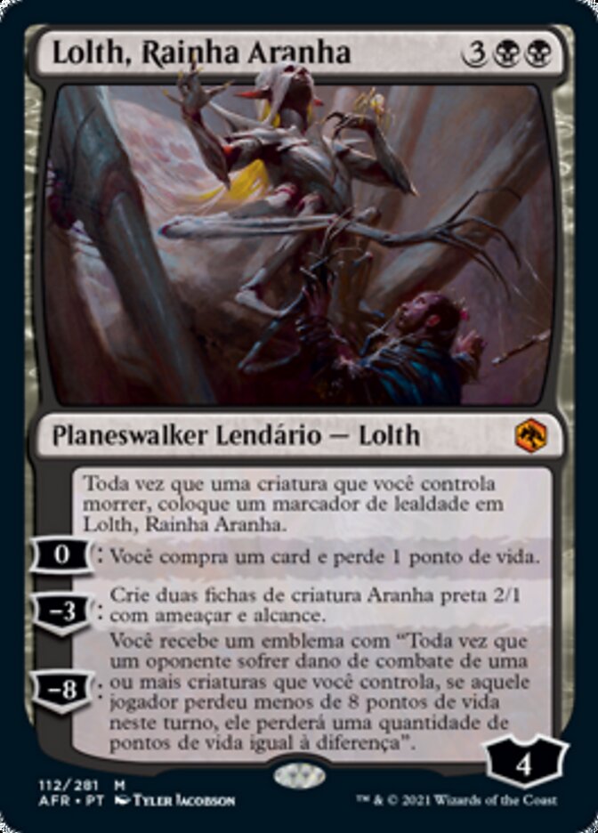 Lolth, Rainha Aranha / Lolth, Spider Queen - Magic: The Gathering - MoxLand