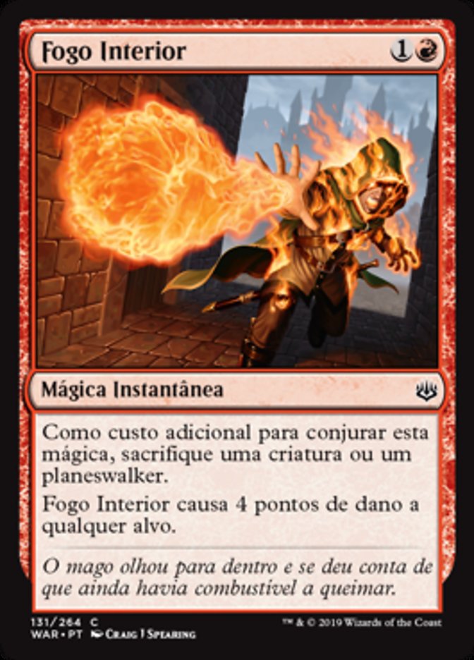 Fogo Interior / Heartfire - Magic: The Gathering - MoxLand