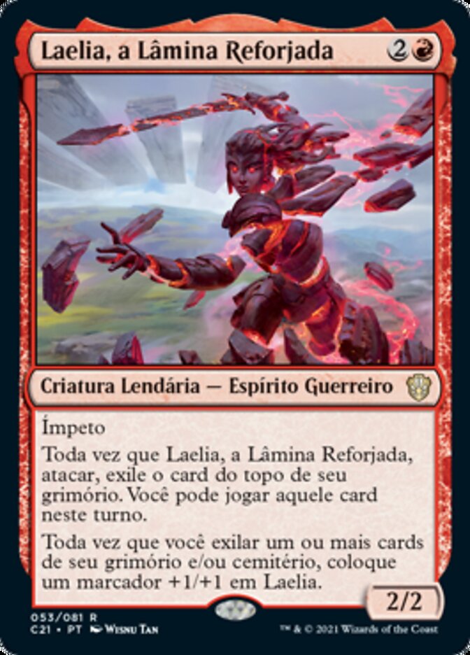 Laelia, a Lâmina Reforjada / Laelia, the Blade Reforged - Magic: The Gathering - MoxLand