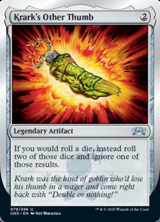 Krark's Other Thumb / Krark's Other Thumb - Magic: The Gathering - MoxLand