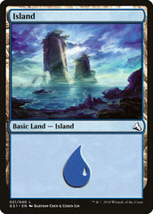 Ilha / Island - Magic: The Gathering - MoxLand