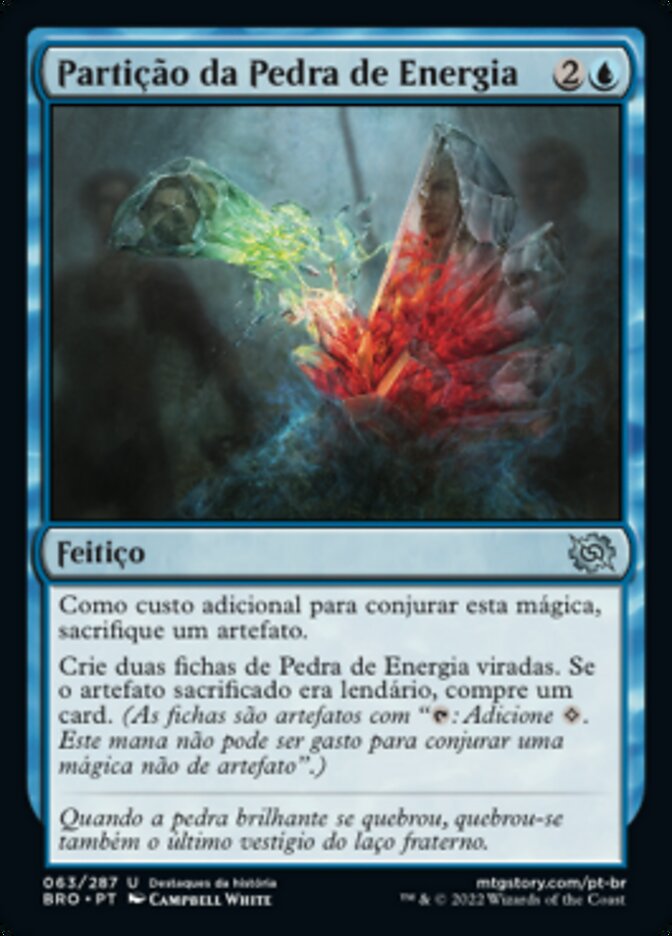 Partição da Pedra de Energia / Splitting the Powerstone - Magic: The Gathering - MoxLand