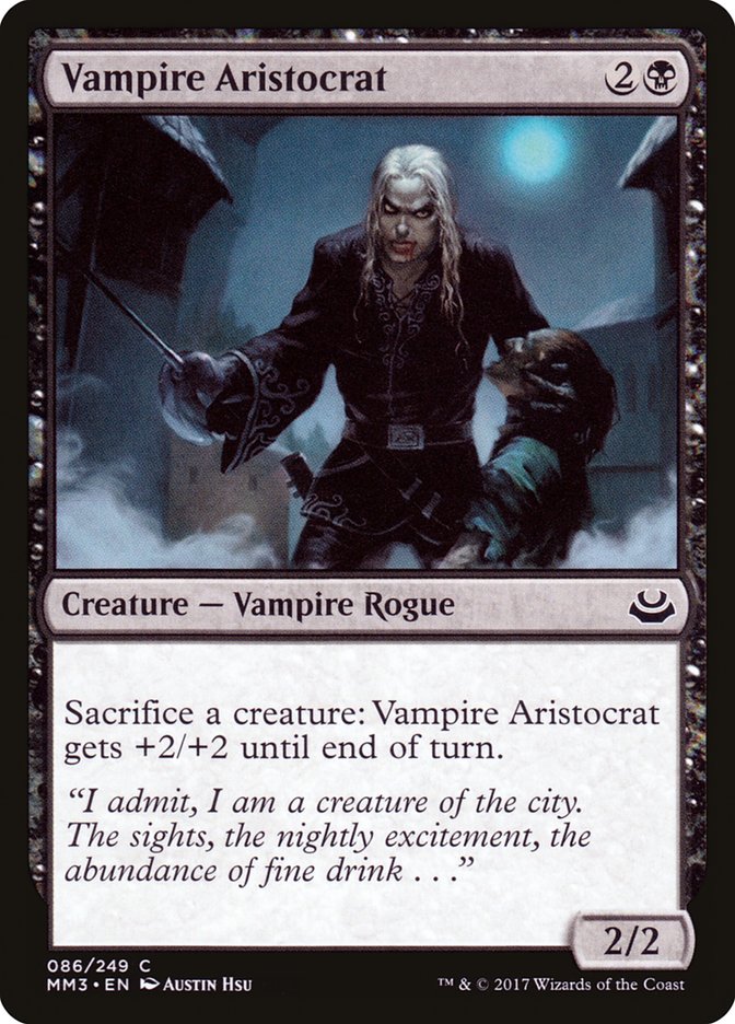 Vampiro Aristocrata / Vampire Aristocrat - Magic: The Gathering - MoxLand