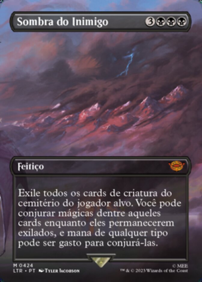 Sombra do Inimigo / Shadow of the Enemy - Magic: The Gathering - MoxLand