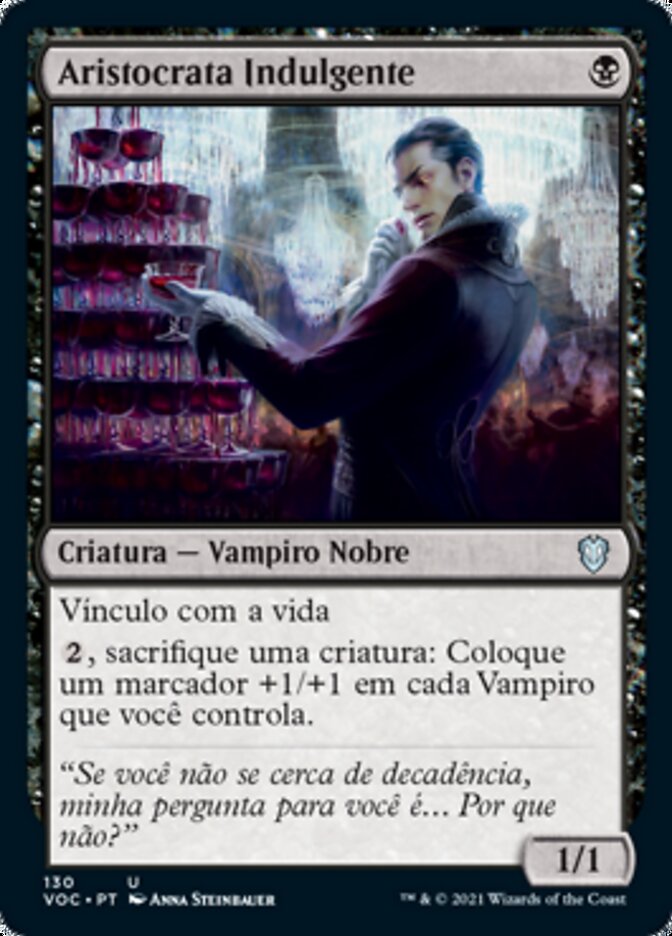 Aristocrata Indulgente / Indulgent Aristocrat - Magic: The Gathering - MoxLand