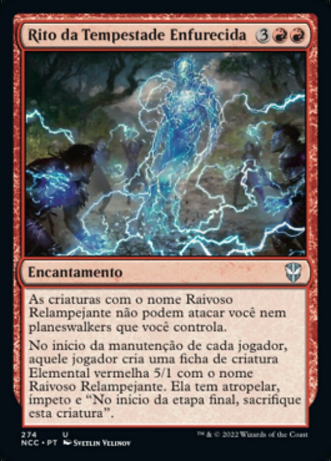 Rito da Tempestade Enfurecida / Rite of the Raging Storm - Magic: The Gathering - MoxLand