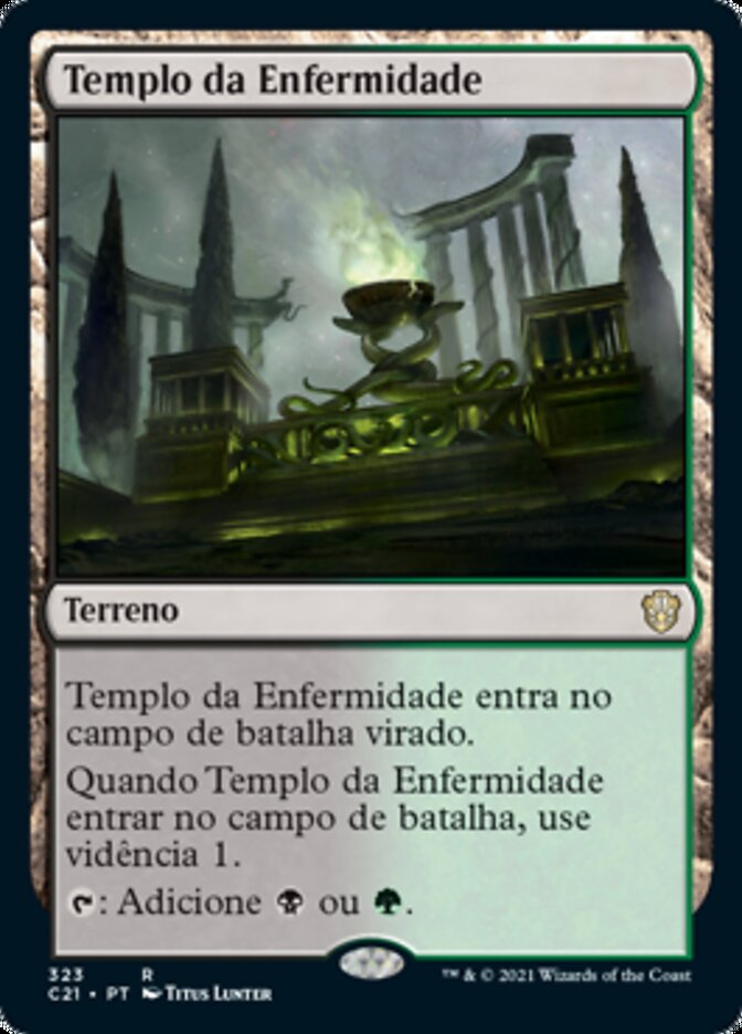 Templo da Enfermidade / Temple of Malady - Magic: The Gathering - MoxLand