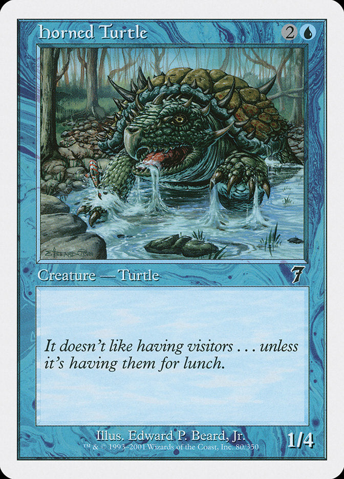 Tartaruga Marinha com Chifres / Horned Turtle - Magic: The Gathering - MoxLand