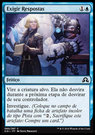 Exigir Respostas / Press for Answers - Magic: The Gathering - MoxLand