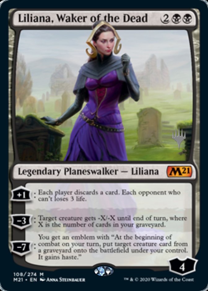 Liliana, Despertadora dos Mortos / Liliana, Waker of the Dead - Magic: The Gathering - MoxLand