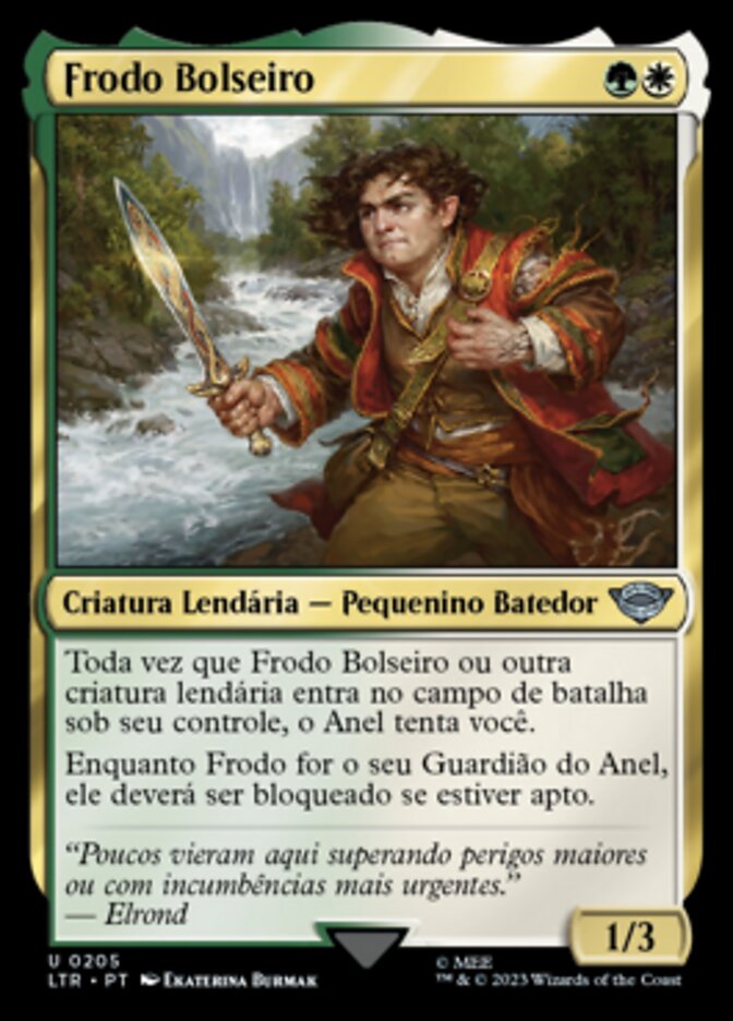 Frodo Bolseiro / Frodo Baggins - Magic: The Gathering - MoxLand