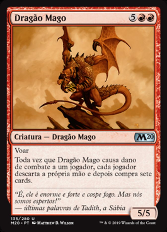 Dragão Mago / Dragon Mage - Magic: The Gathering - MoxLand