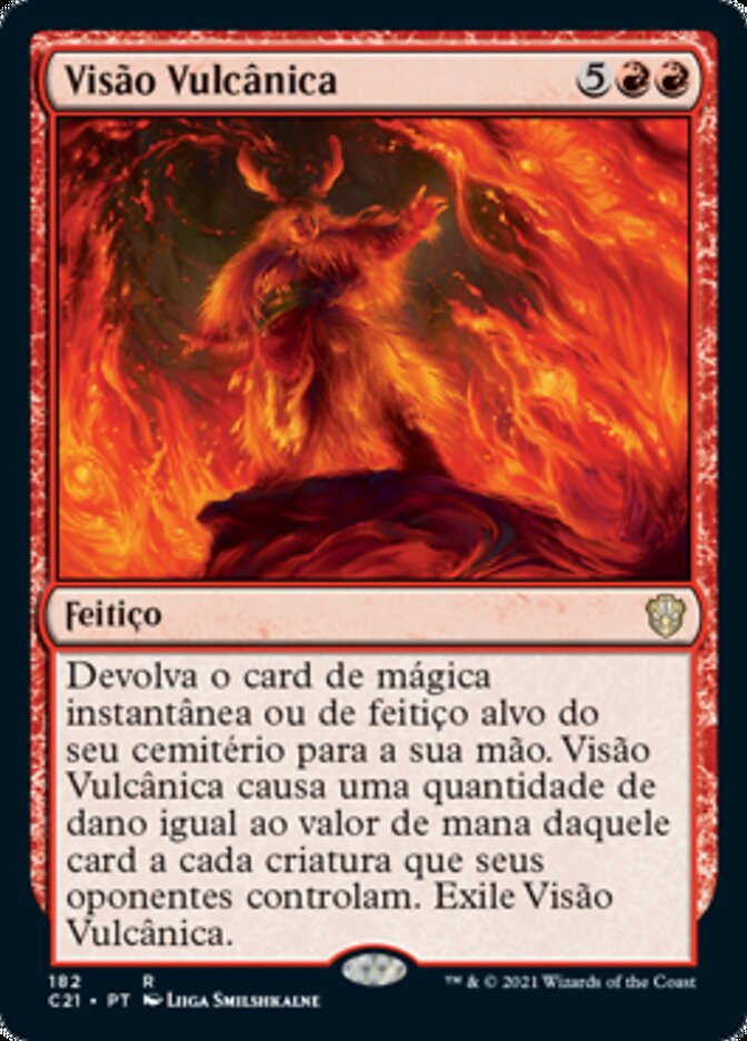 Visão Vulcânica / Volcanic Vision - Magic: The Gathering - MoxLand