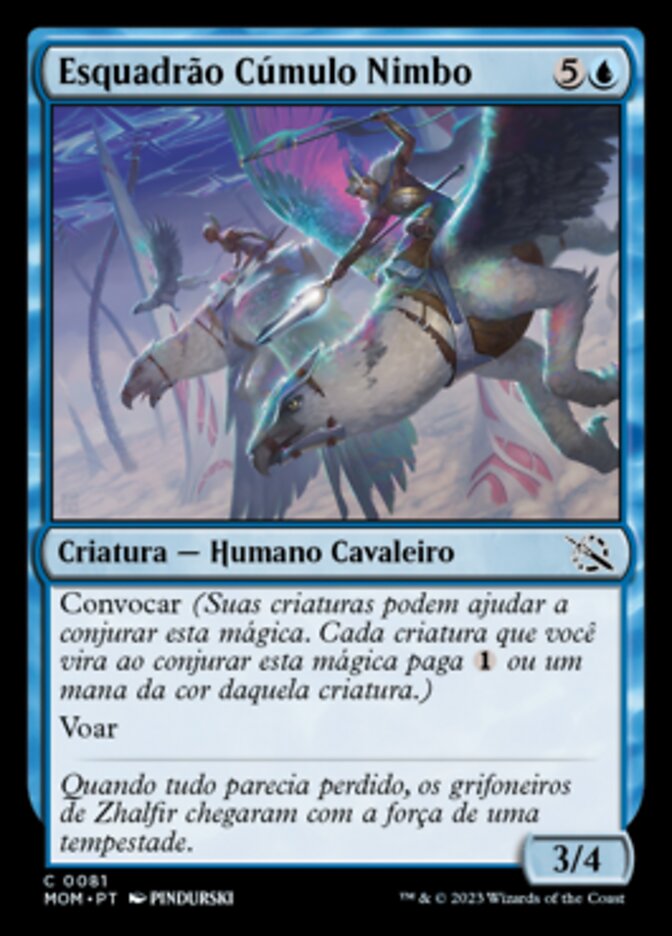 Esquadrão Cúmulo Nimbo / Thunderhead Squadron - Magic: The Gathering - MoxLand