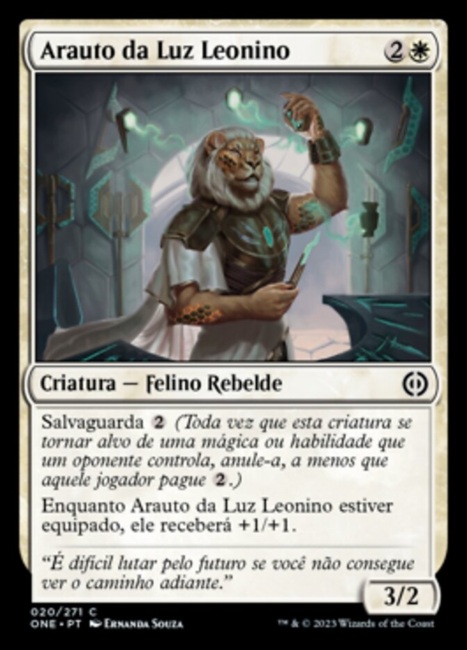 Arauto da Luz Leonino / Leonin Lightbringer - Magic: The Gathering - MoxLand