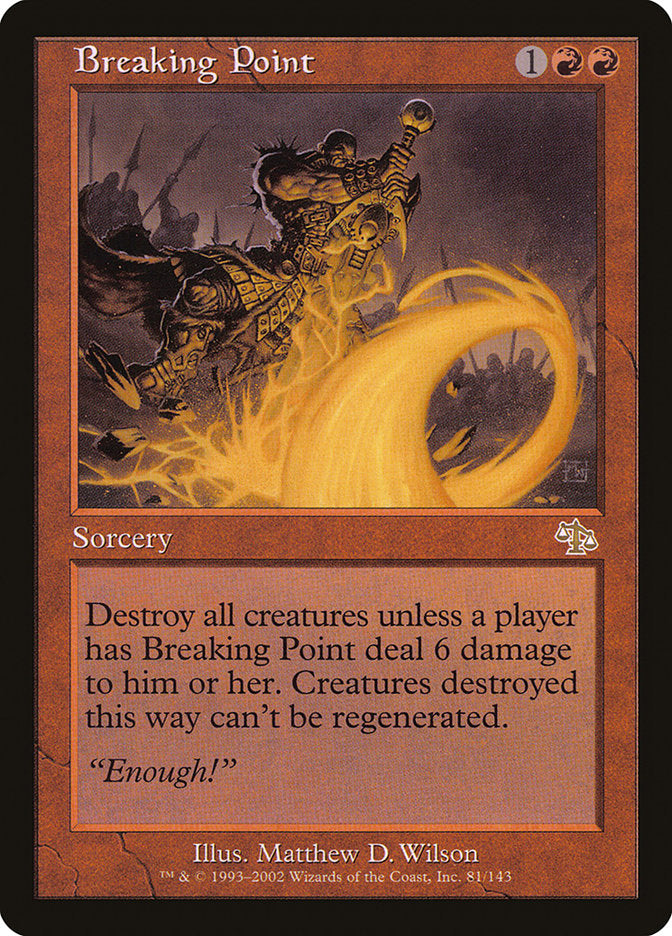 Ponto de Ruptura / Breaking Point - Magic: The Gathering - MoxLand