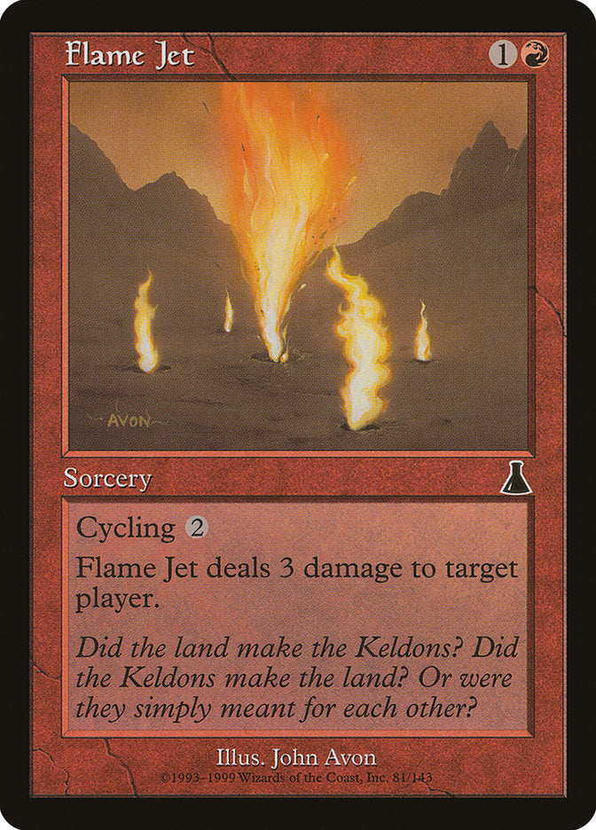 Jato Flamejante / Flame Jet - Magic: The Gathering - MoxLand
