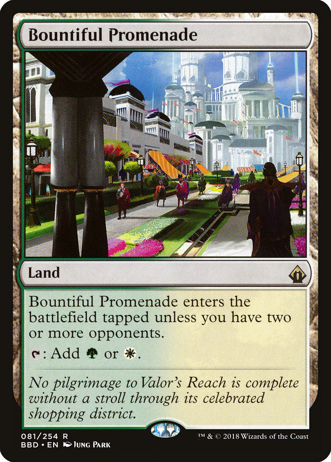 Alameda da Abundância / Bountiful Promenade - Magic: The Gathering - MoxLand