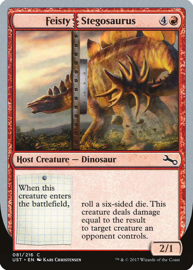 Feisty Stegosaurus - Magic: The Gathering - MoxLand