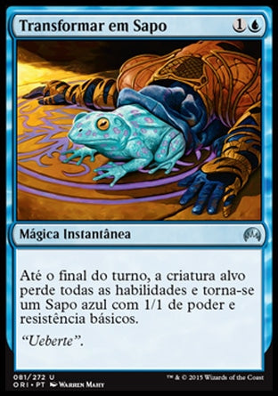 Transformar em Sapo / Turn to Frog - Magic: The Gathering - MoxLand