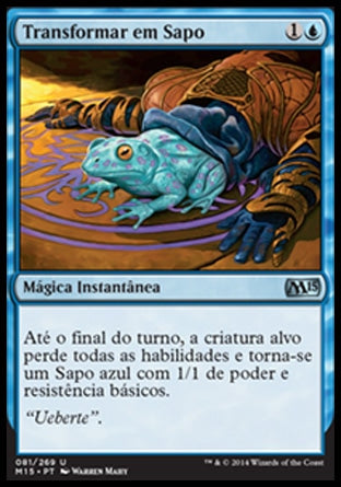 Transformar em Sapo / Turn to Frog - Magic: The Gathering - MoxLand