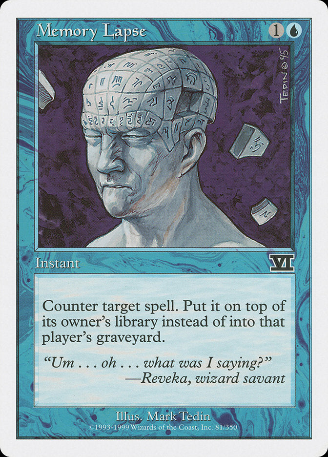 Lapso de Memória / Memory Lapse - Magic: The Gathering - MoxLand