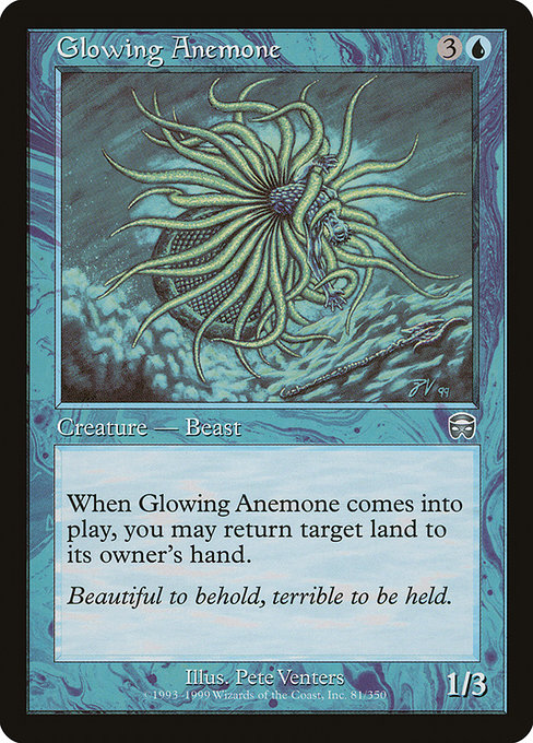 Anêmona Luminosa / Glowing Anemone - Magic: The Gathering - MoxLand