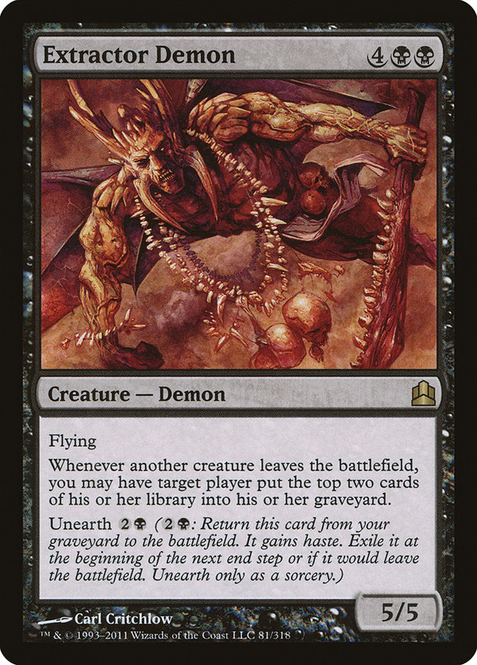 Demônio Extrator / Extractor Demon - Magic: The Gathering - MoxLand