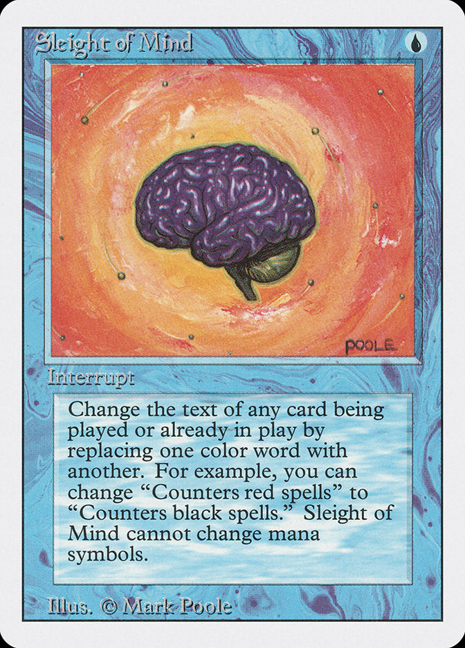 Ilusão Mental / Sleight of Mind - Magic: The Gathering - MoxLand