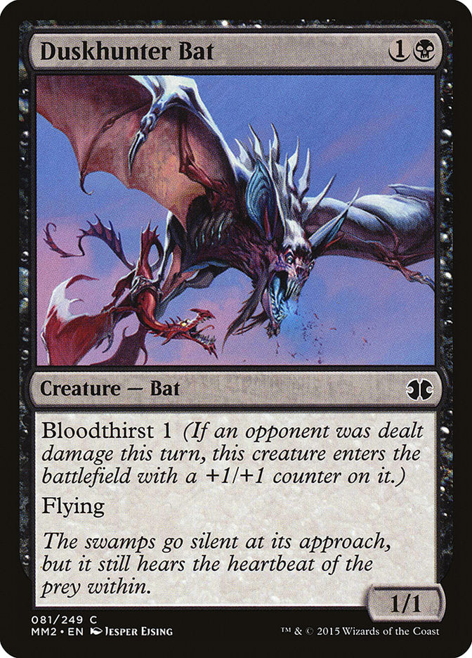 Morcego Caçador do Crepúsculo / Duskhunter Bat - Magic: The Gathering - MoxLand