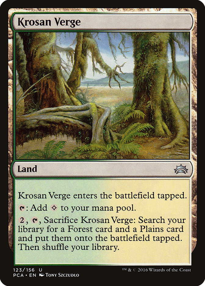 Orla Krosana / Krosan Verge - Magic: The Gathering - MoxLand