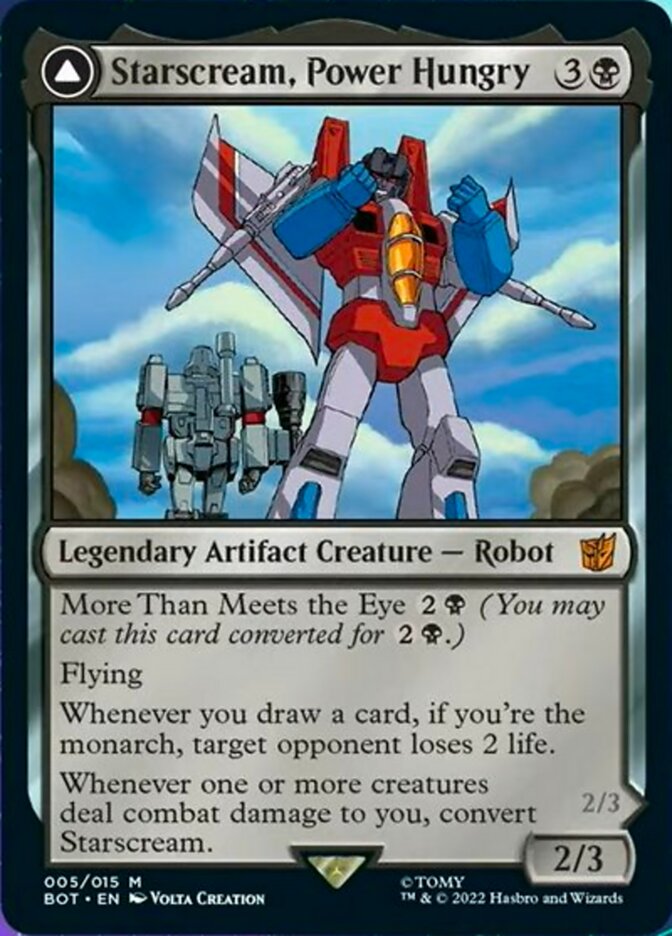 Starscream, Faminto por Poder / Starscream, Power Hungry - Magic: The Gathering - MoxLand