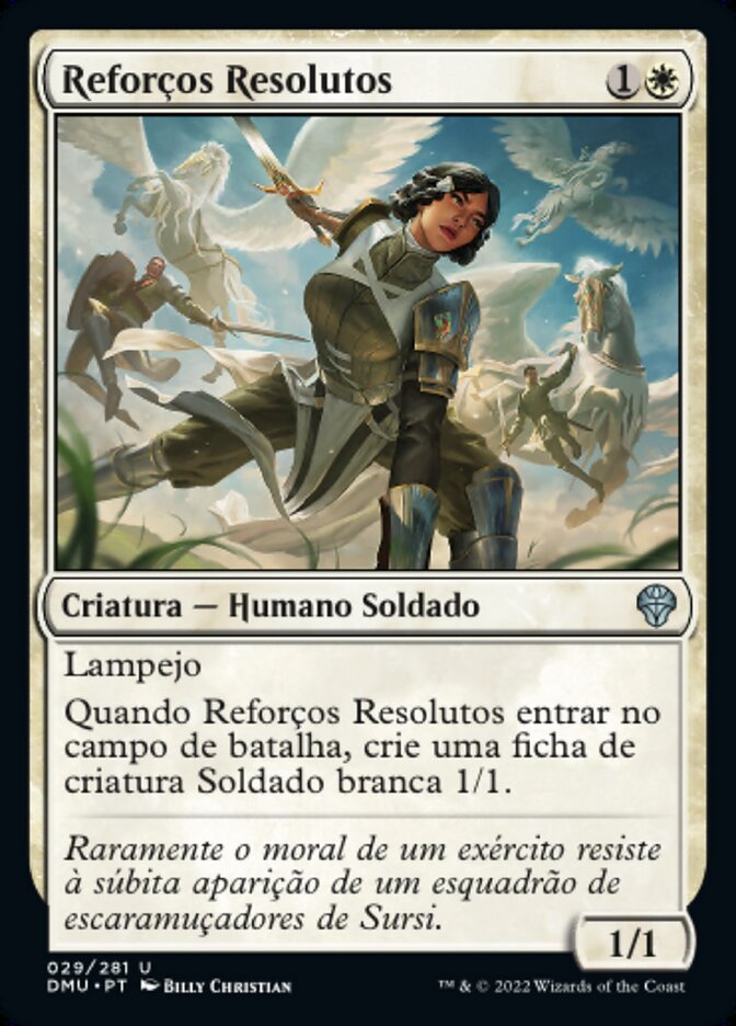 Reforços Resolutos / Resolute Reinforcements - Magic: The Gathering - MoxLand