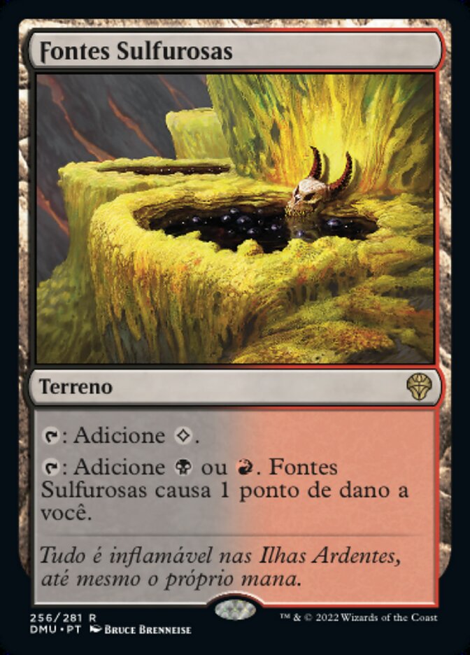 Fontes Sulfurosas / Sulfurous Springs - Magic: The Gathering - MoxLand