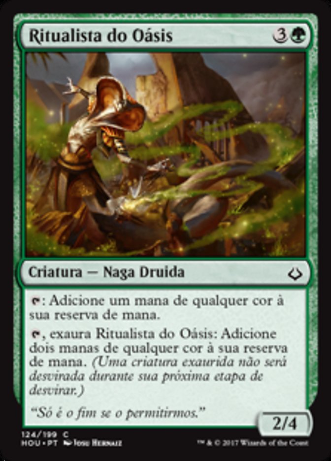 Ritualista do Oásis / Oasis Ritualist - Magic: The Gathering - MoxLand